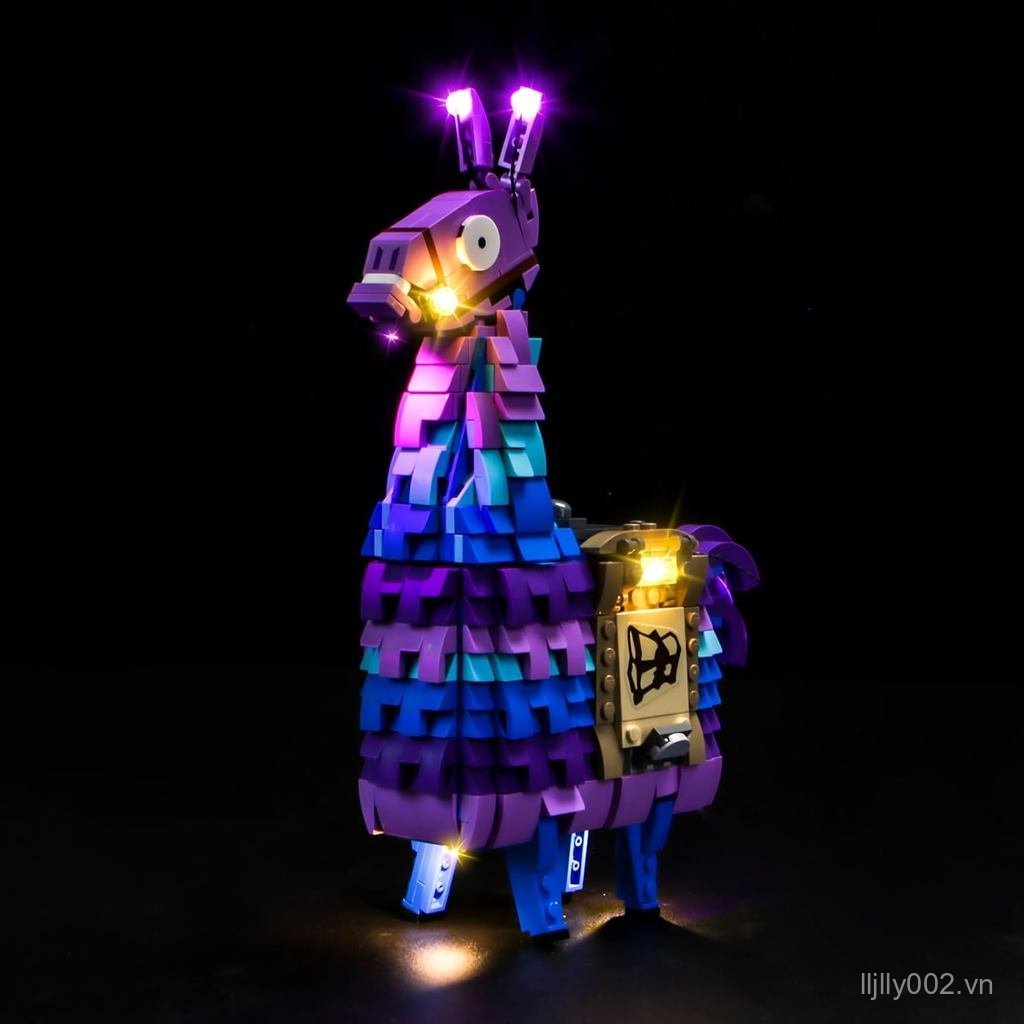 Ánh sáng Tương thích với Lego Supply Llama Fortnite77071, Bộ đèn chiếu sáng Phụ kiện Tương thích với