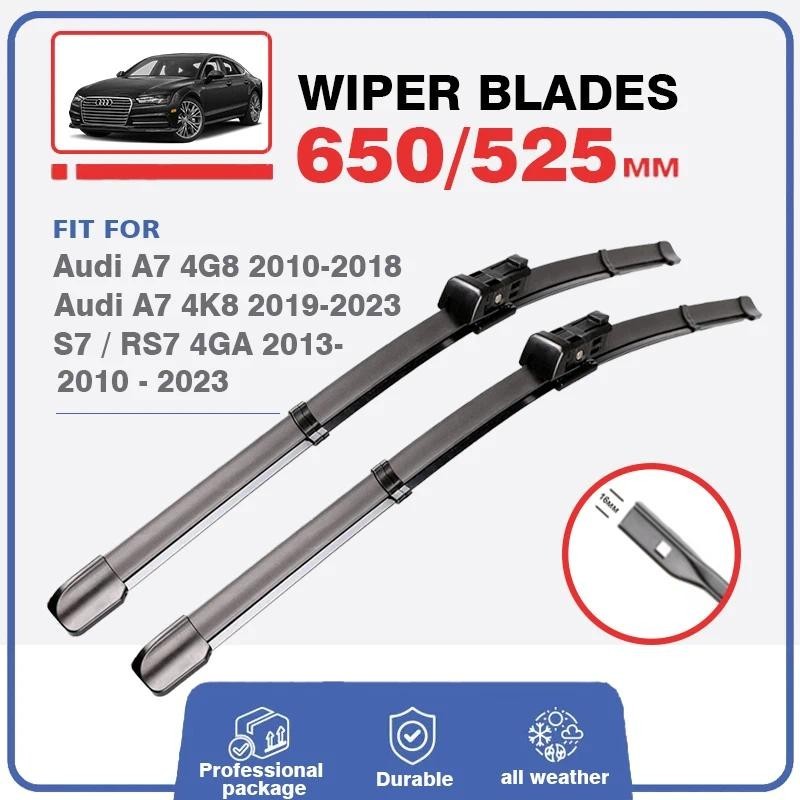 Bộ lưỡi gạt nước phía trước ô tô cho Audi A7 2010 - 2023 RS7 S7 4G8 4K8 4GA 4KA Sportback SLine Kính