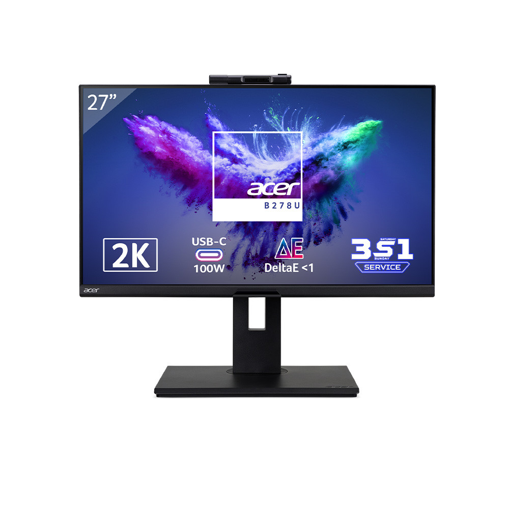 [Chính hãng] Màn hình đồ họa Acer B278U UM.HB8SV.001 (27 inch - 2K - IPS - 75Hz - Delta E nhỏ hơn 1)