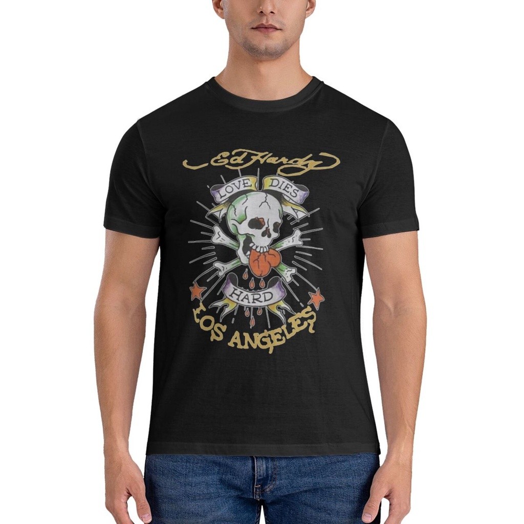 Ed Hardy Love Dies Hard Skull ☂ ❈ T ❈