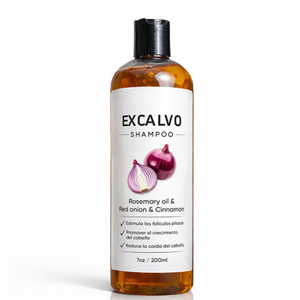 EXCALVO Shampoo 200ml With Rosemary Oil, Red Onion, Cinnamon hair growth shampoos