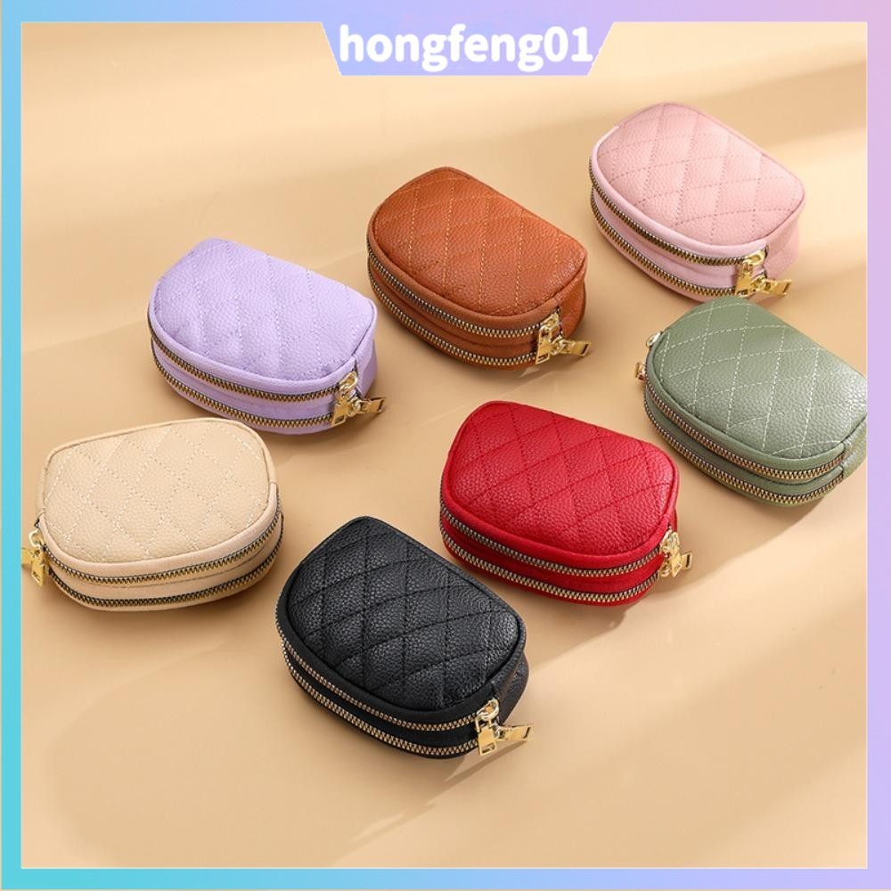 (Vận chuyển địa phương) Ví đựng tiền xu bằng vải Canvas Kích thước nhỏ Thiết kế độc đáo Nhẹ Sử dụng hàng ngày Phụ kiện nữ