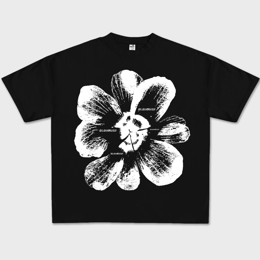 Tshirt Boxy Unisex 20s Big Flow Slowburn Kaos Boxy Pria Wanita Premium