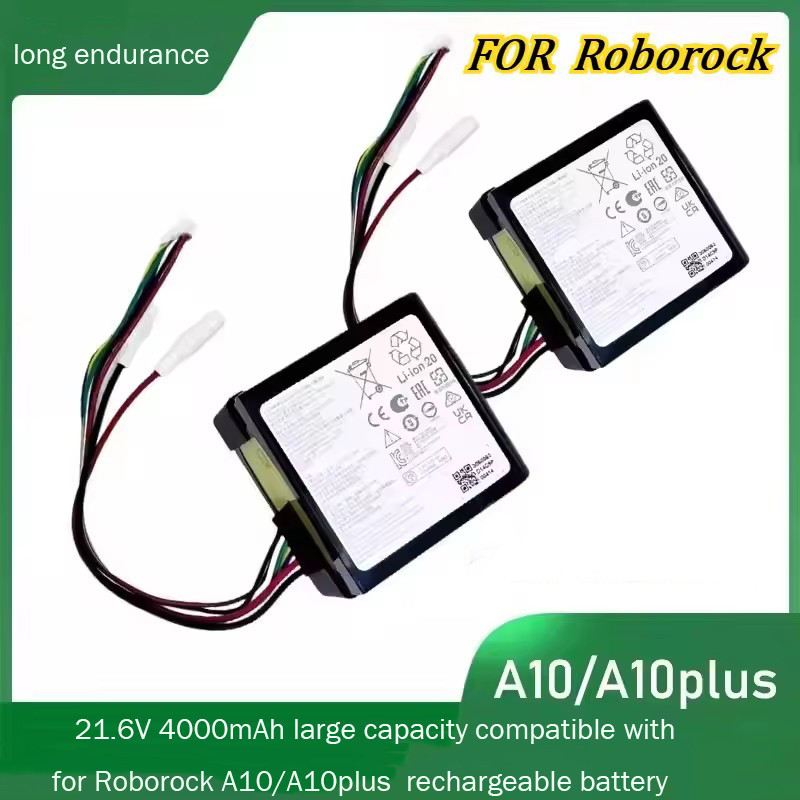 Dung lượng lớn 21.6V 4000mAh tương thích với pin sạc sàn có độ bền lâu Roborock A10 / A10plus roboro