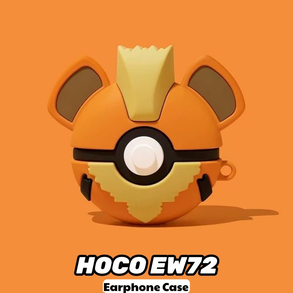 Dành Cho Vỏ HOCO EW72 Silicon Mềm Hoạt Hình Dễ Thương Charizard Vỏ Tai Nghe