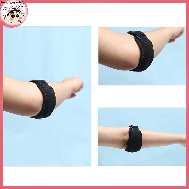 [Tài 24 giờ] 1pcs Elbow Brace For Tennis golfer Sports Protection Adjustable Arm Band siliconpressio