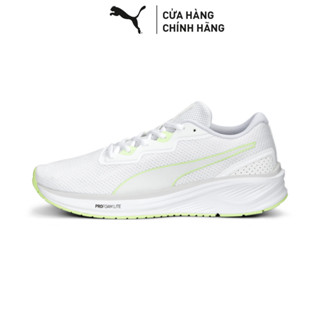 Giày Chạy Bộ PUMA Unisex Aviator Profoam Sky Bright White-Fast Yellow Màu Trắng