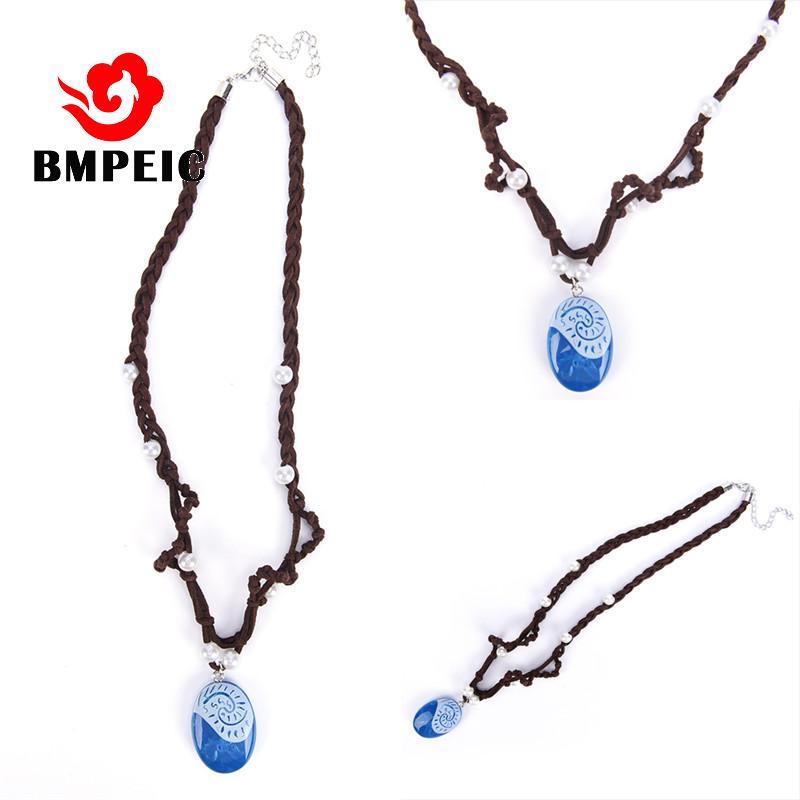 Bé gái thời trang mặt dây chuyền Moana cosplay mới