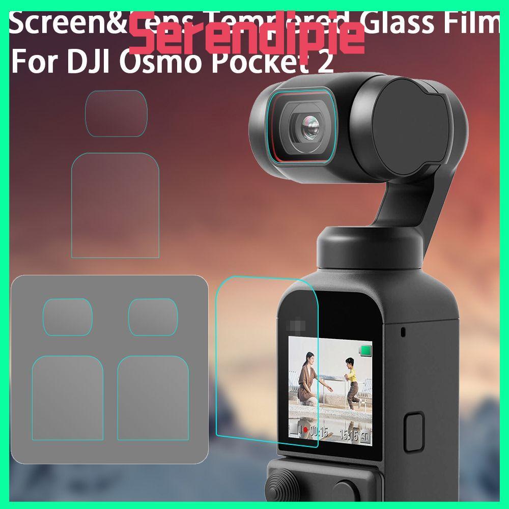SEENDIPIE 1 / 2 Bộ Bảo Vệ Màn Hình Camera Kính Cường Lực Chống Trầy Xước Cho DJI Osmo Pocket 2