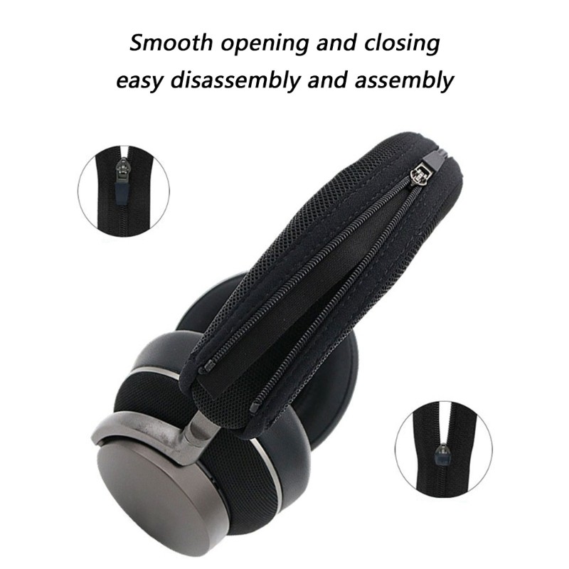 MOON Thoáng Khí Lưới Vải Băng Đô Miếng Lót Có Thể Giặt Đầu Đệm Tay Cho Tai Nghe FoKus Apolo