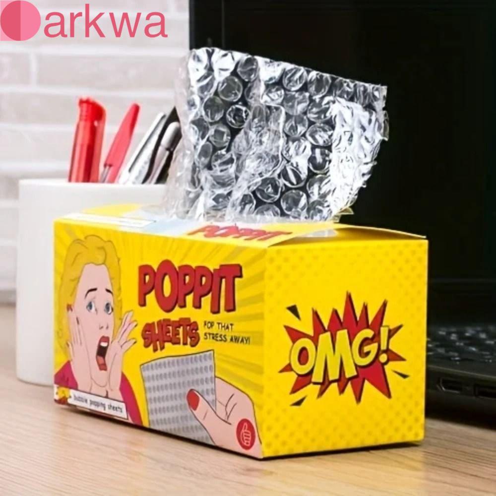 DARKWA Mini Bubble Wrap Đồ chơi thông hơi trong suốt Quà tặng sinh nhật