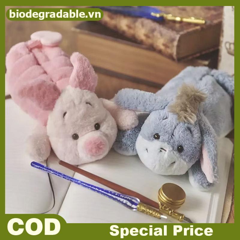 BD Hoạt Hình Dễ Thương Pijie Pig Eeyore Donkey Sang Trọng Búp Bê Thiết Kế Túi Đựng Bút Sinh Viên Dun