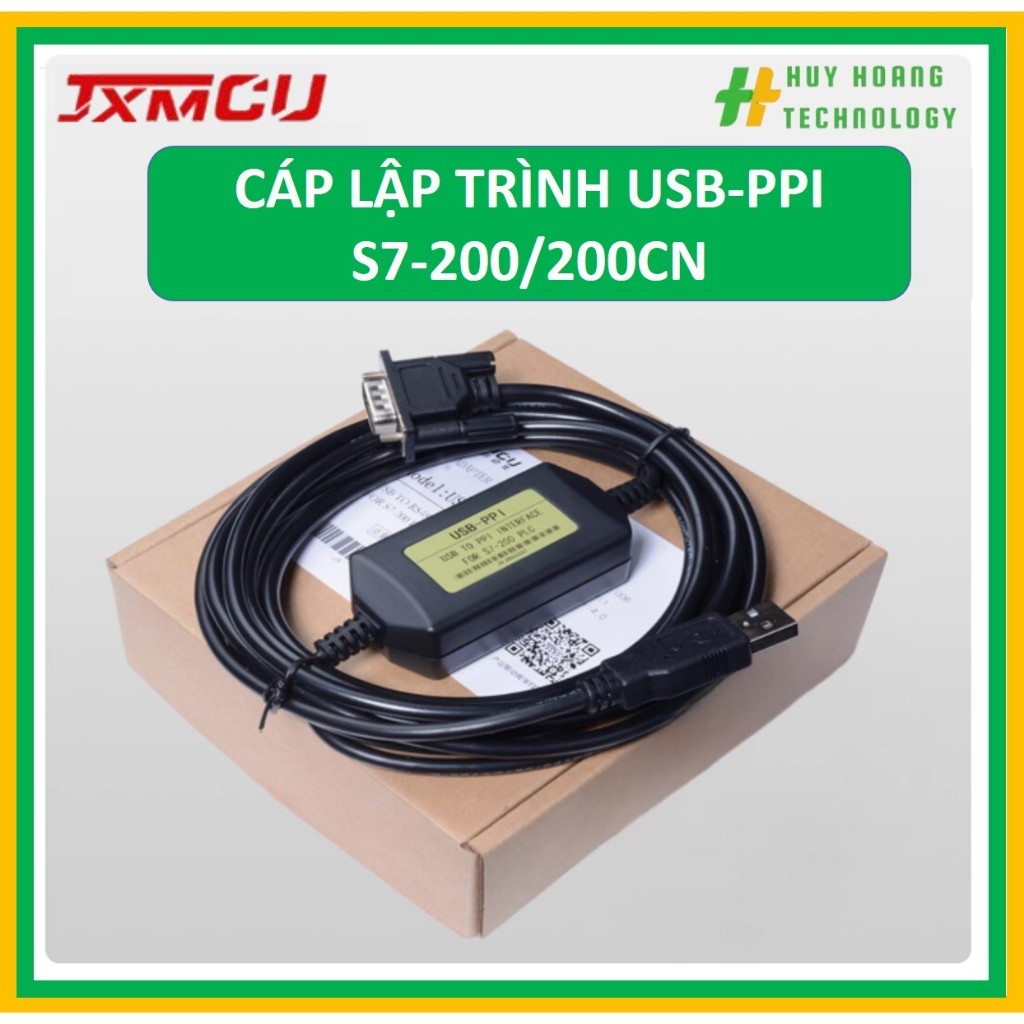 Cáp lập trình PLC USB-PPI Siemens S7-200