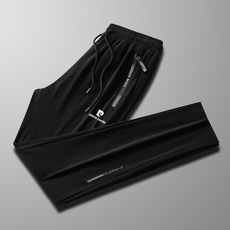Chính Hãng Pierre Cardin Pierre Cardin Pierre Cardin Ice Silk Quần Nam Mùa Hè Mỏng Nhanh Khô Quần Th