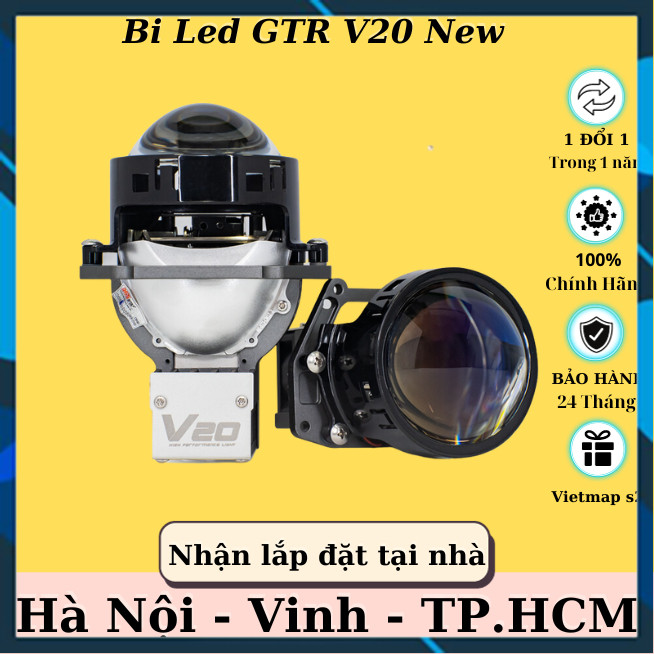 [Hàng mới về] ĐÈN BI LED Ô TÔ GTR X-LIGHT V20 2023