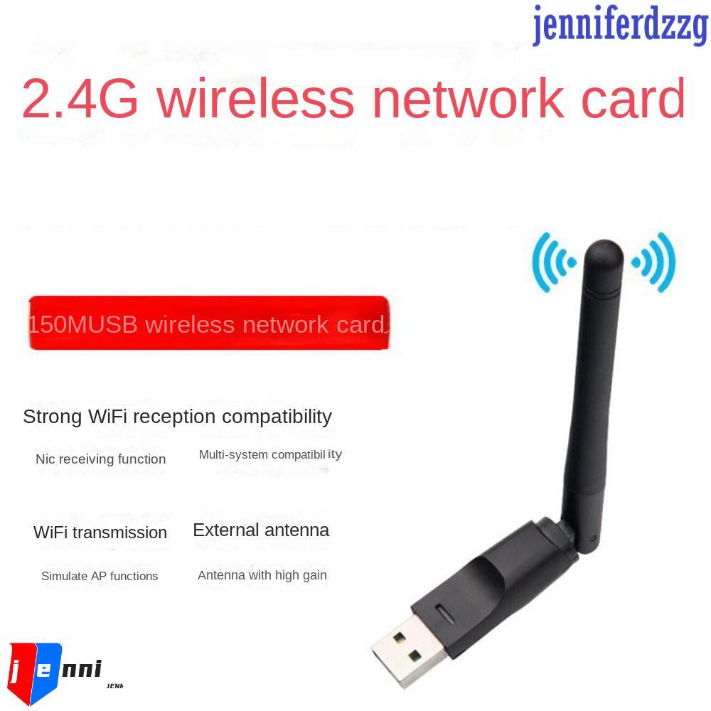 Thẻ mạng JENNIFERDZZG 150Mbps MT7601, Bộ chuyển đổi Wifi USB Wi-fi Dongle USB 150Mbps, Bộ thu Wifi M