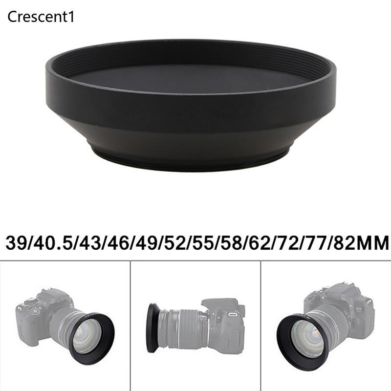 CRE 39mm 40 5mm 43 46 49 52 55 58 62 72 72mm Hợp kim nhôm Kim loại Ống kính góc rộng Hood