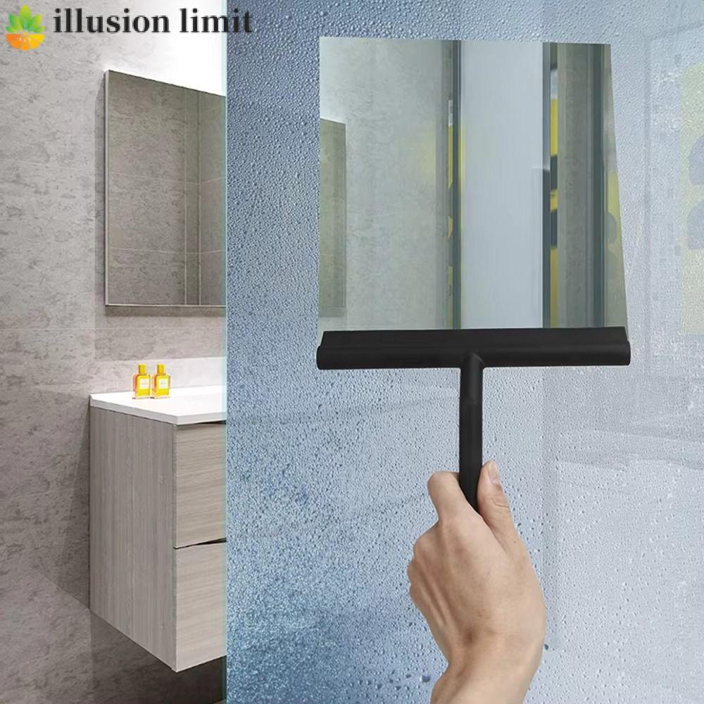 illusion limit ILLUSION LIMIT Dụng cụ cạo cửa sổ Matte Black Floor Wiper Cửa tắm