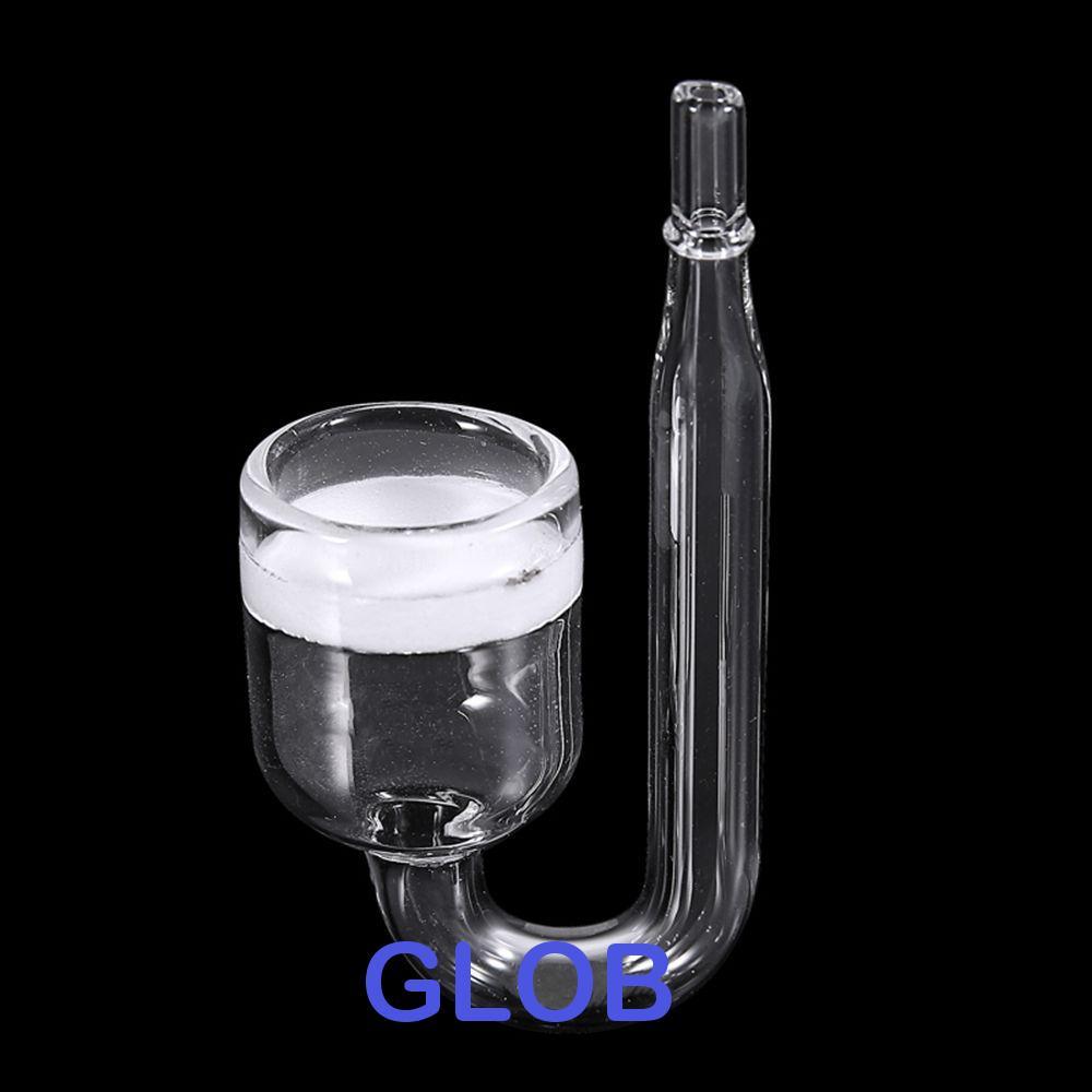 GLOB Bubble Counter Mini Glass Atomizers Plant Aquarium Glass Cup Phụ kiện bể cá