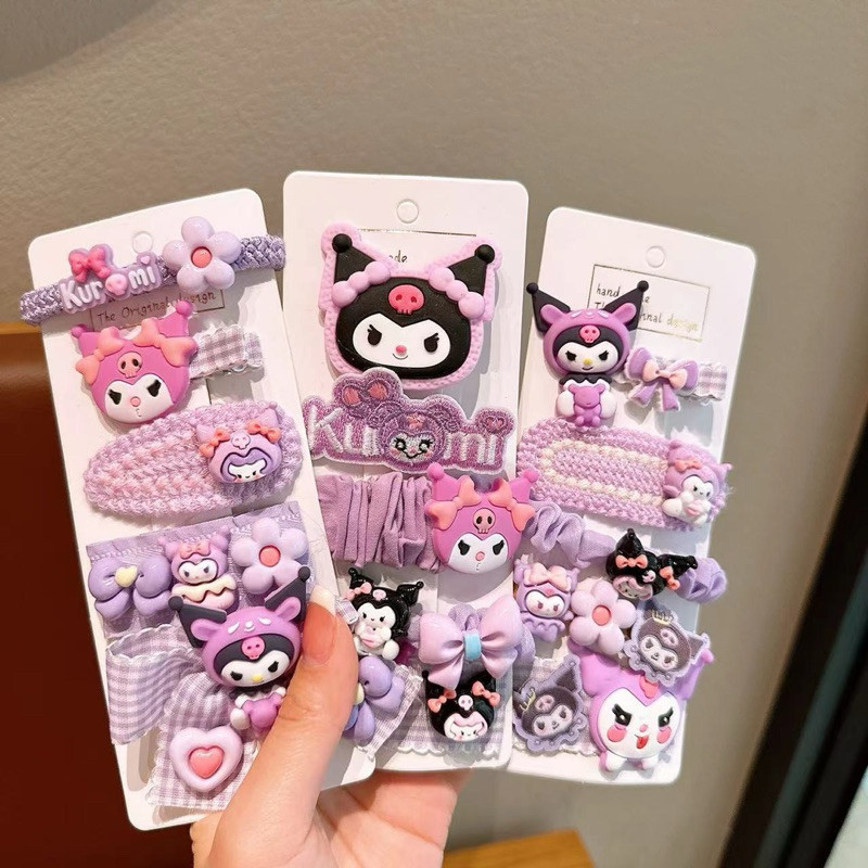 kẹp tóc ,dây buộc tóc kuromi nhiều hình dễ thương H97