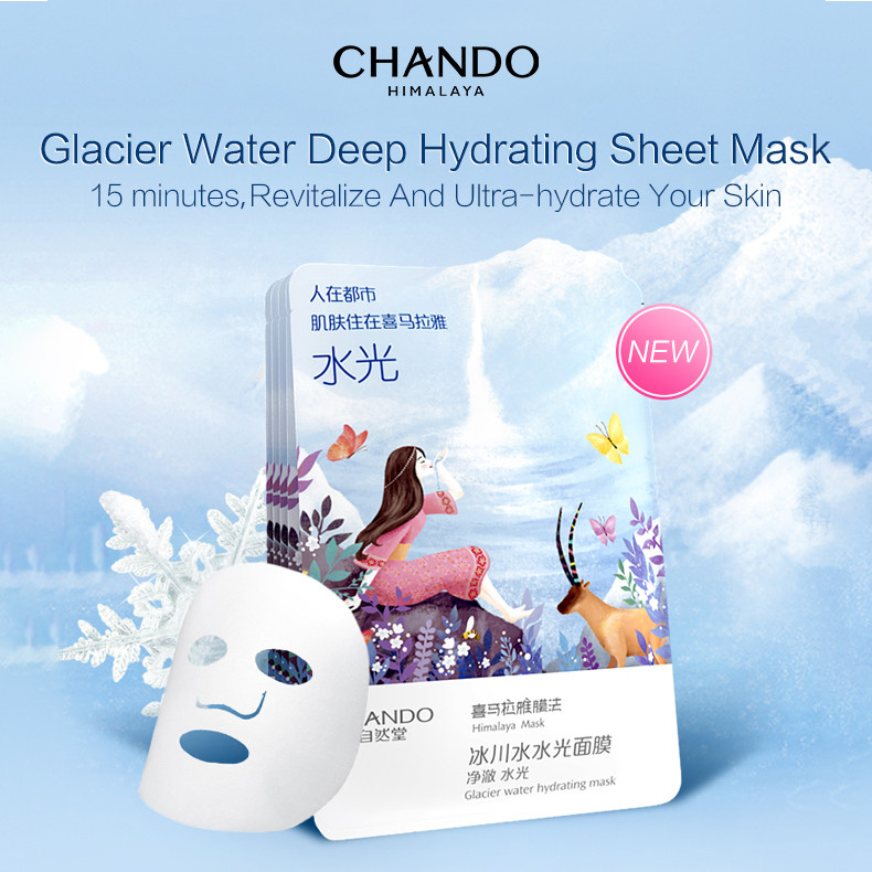 Mặt nạ tấm dưỡng ẩm sâu CHANDO Himalaya Glacier Water