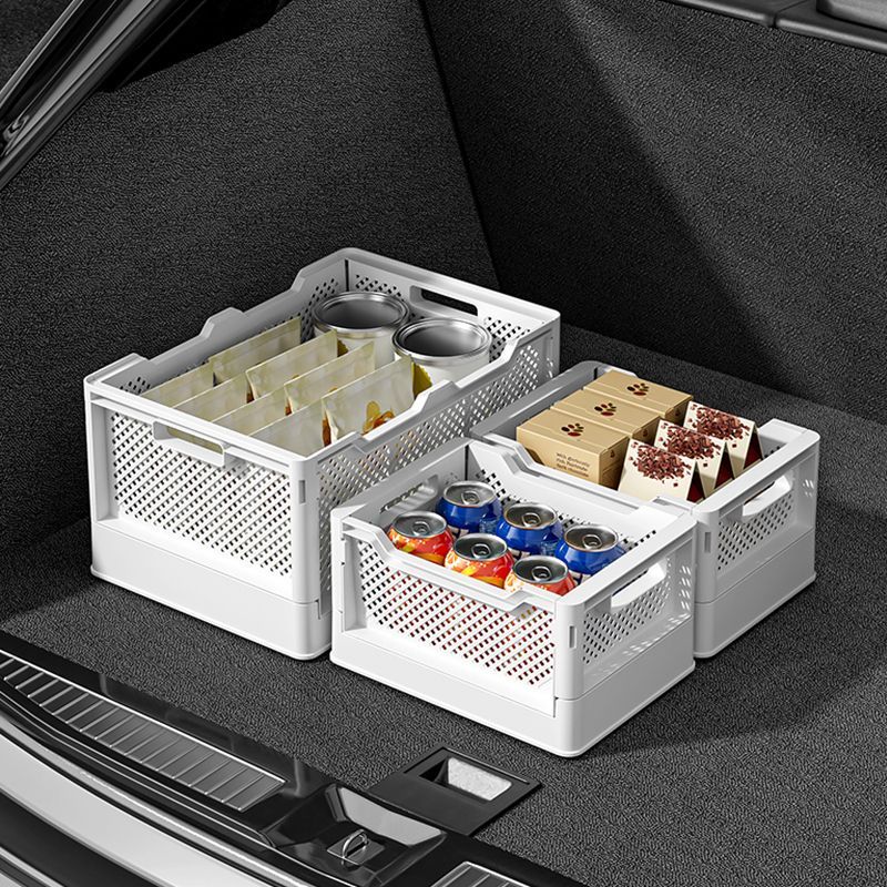 New Product#Multifunctional foldable storage box, outdoor car storage basket, desktop storage basket