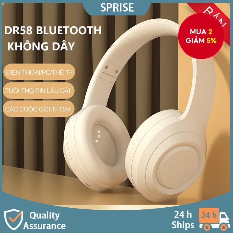 Tai nghe không dây SPRSE DR58 Tai nghe khử tiếng ồn Tai nghe có thể gập lại qua tai