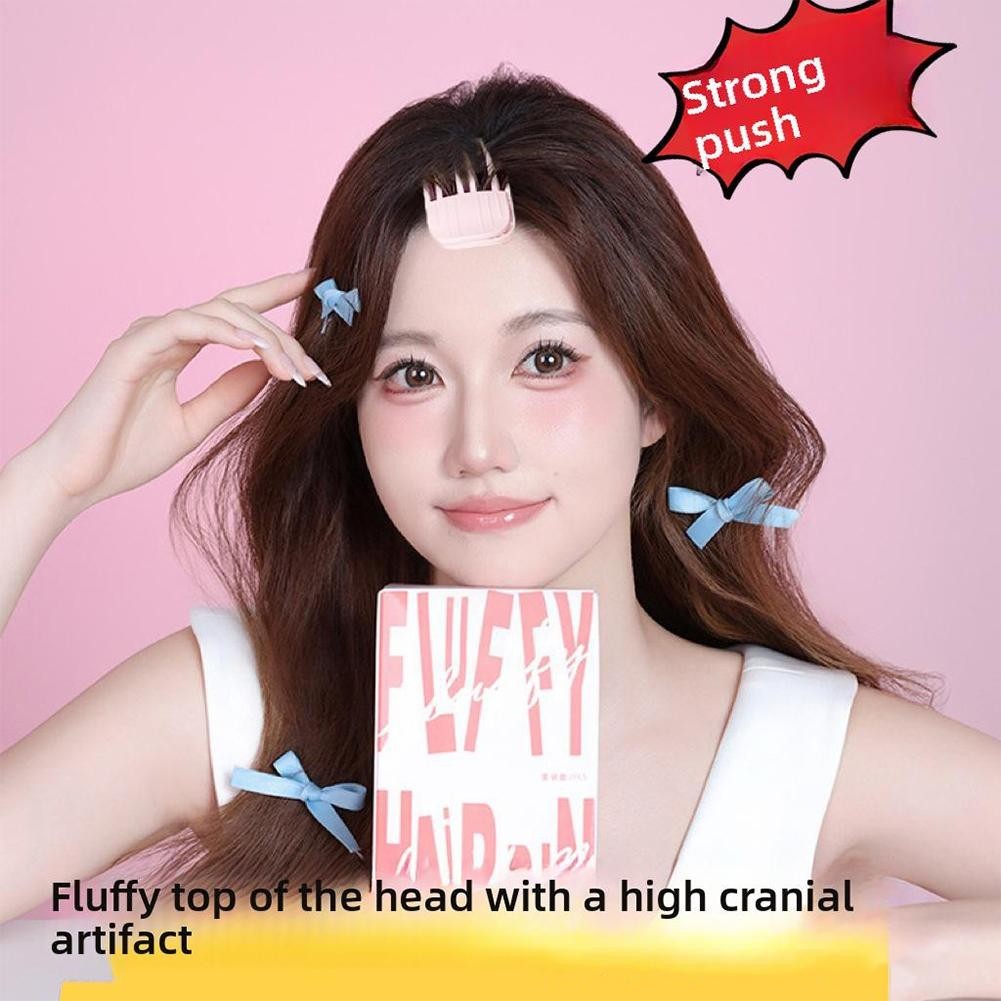 Mcrown Cranial Top Fluffy Artifact Top Hair Root Fluffy Girl Wind Cranial Clip Nhựa Top High G3