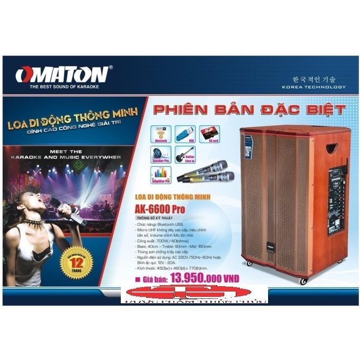 [HCM] Loa Di Động OMATON AK-6600PRO