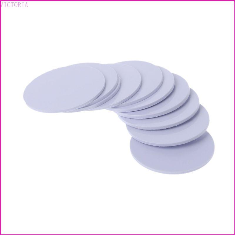 VIC NFC Thẻ Tròn Ntag 215 NFC Nhãn Tròn PVC Trống Thẻ NFC Chip Ntag Tag 215 Đường Kính 25mm 0 98in