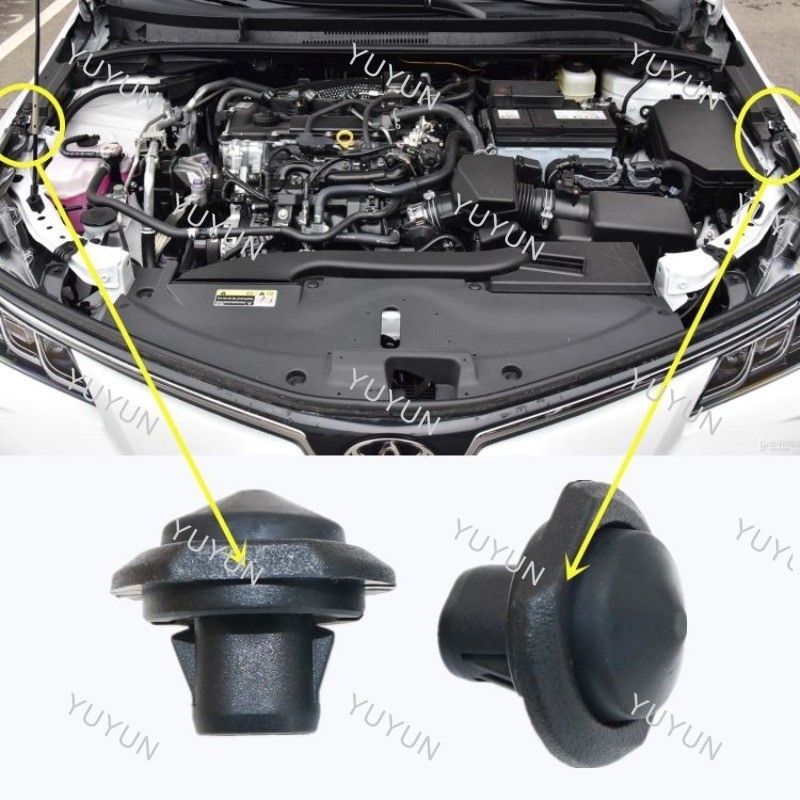 YY Engine Hood Fender Đệm Đệm Kẹp Cho Xe Lexus 19-23 NX300 NX200