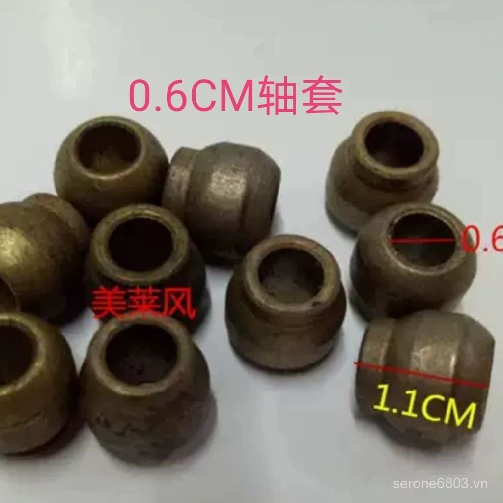 Phụ kiện máy may Động cơ Vòng bi dầu Động cơ Bushing Đồng Bushing Động cơ hình cầu Bushing 0.6 Bushi