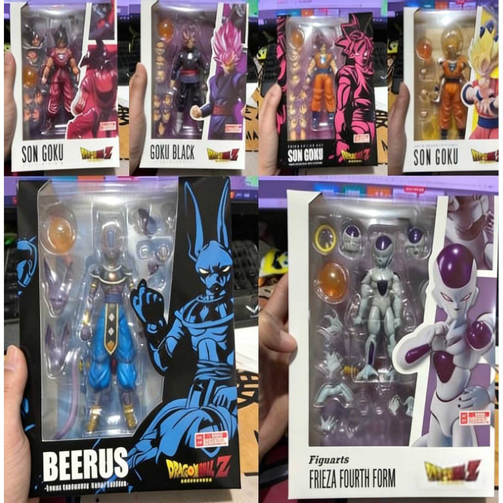SHF Dragon Ball Nhân Vật Beerus Trunks Gotenks Goku Nhân Vật Hành Động Anime Mẫu Đồ Trang Trí Quà Tặ