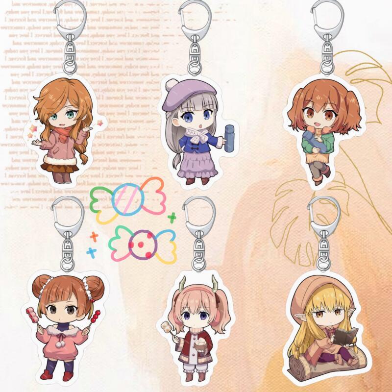 Anime Acrylic Keychain for Frieren: Beyond Journey's End Ubel Lawi Kanne Denken Frieren Acrylic Key 