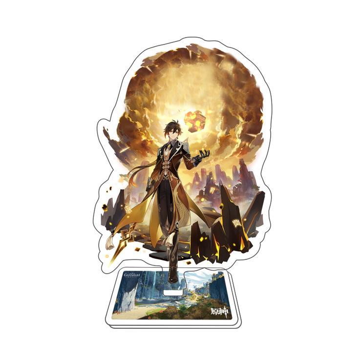 Childe Zhongli Chongyun Stand Display GENSHIN IMPACT Figure, Standee, - Zhongli