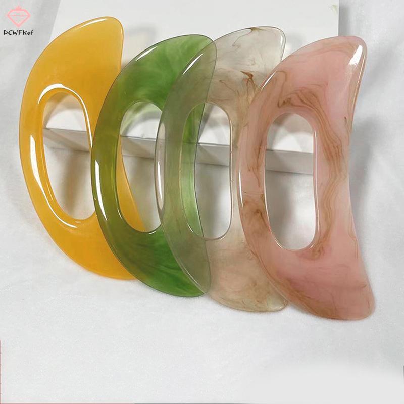 [PCW-T] 1 Bảng Guasha Đá Tự Nhiên Nhựa Tổng Hợp Scpy aping Board Dụng Cụ Massage