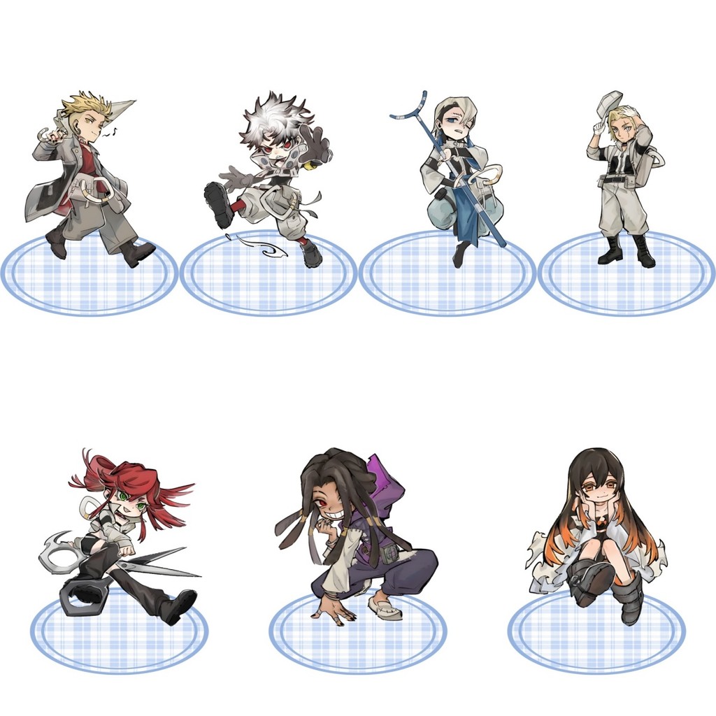 10CM hot Anime GACHIAKUTA Acrylic Stand Model Keychain  Characters Ornament Accessories Goods Collec