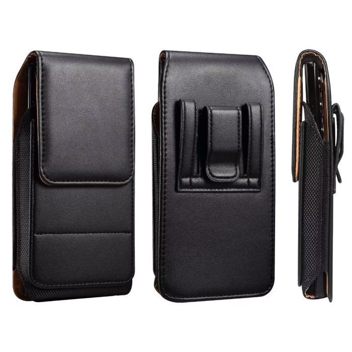 Spot Goods#Invisible vertical mobile phone waist bag, ultra-thin mobile phone leather case, can be h