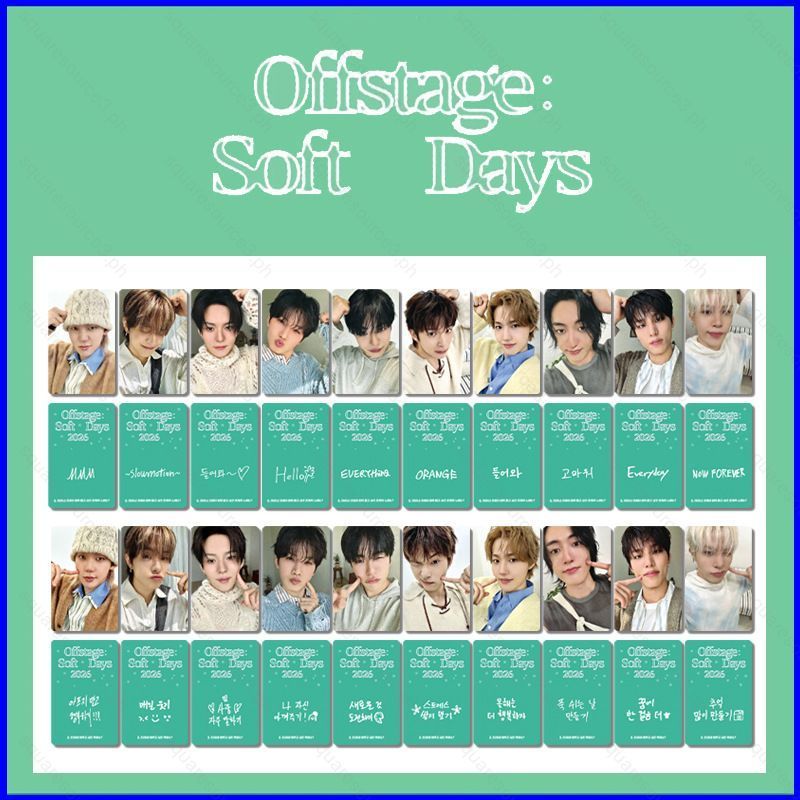 SQ3 10 Cái / bộ TREASURE LOMO Card 2026 CỔ ĐIỀU KHIỂN Offstage: Soft Days Stars Bưu Thiếp Bộ Sưu Tập