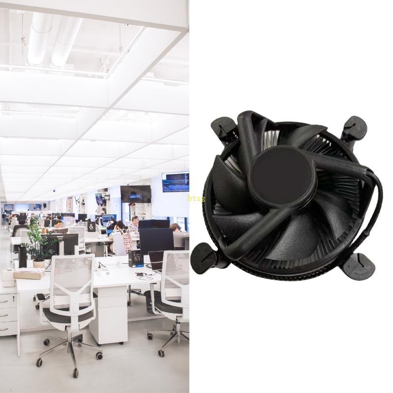 Btsg CPU Cooler CPU Tản Nhiệt Hoạt Động Tiếng Ồn Thấp Đồng Tản Nhiệt Quạt Làm Mát Im Lặng- Quạt CPU 