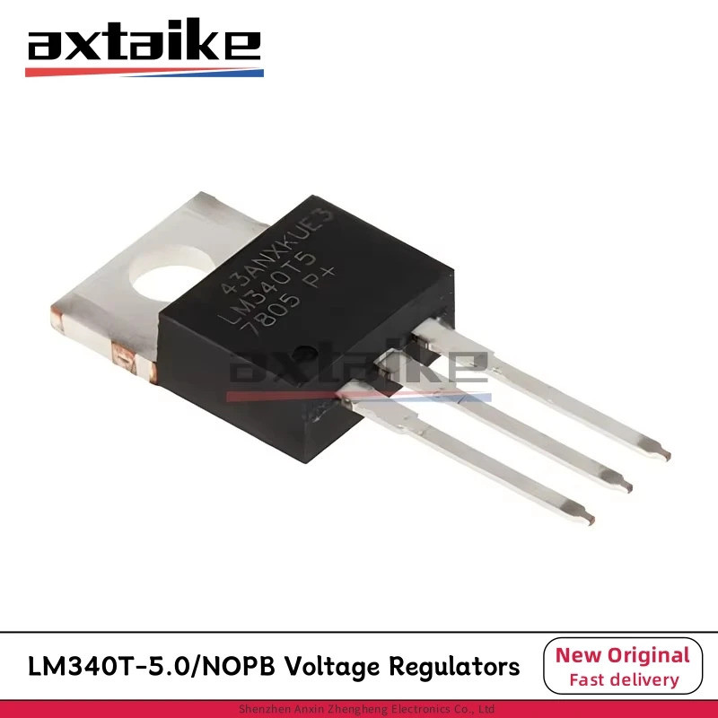 10 Chiếc LM340T-5.0 / NOPB TO-220 LM340T5 7805 LM7805 L7805CV LM7805CT LM340 DIP 1.5A 5V Bộ Điều Chỉ