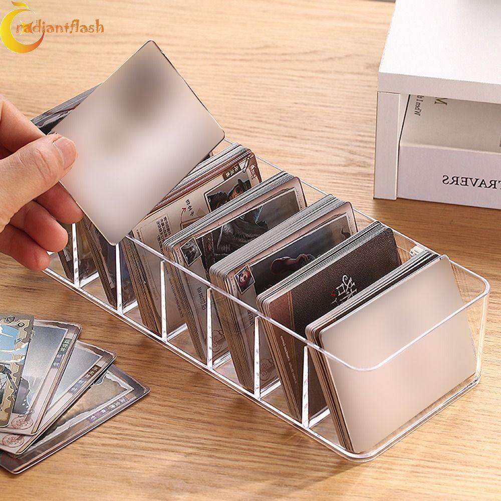 Hộp đựng thẻ giao dịch RADIANTFLASH, Hộp lưu trữ thẻ trong suốt dung lượng cao, Chất lượng cao chắc 