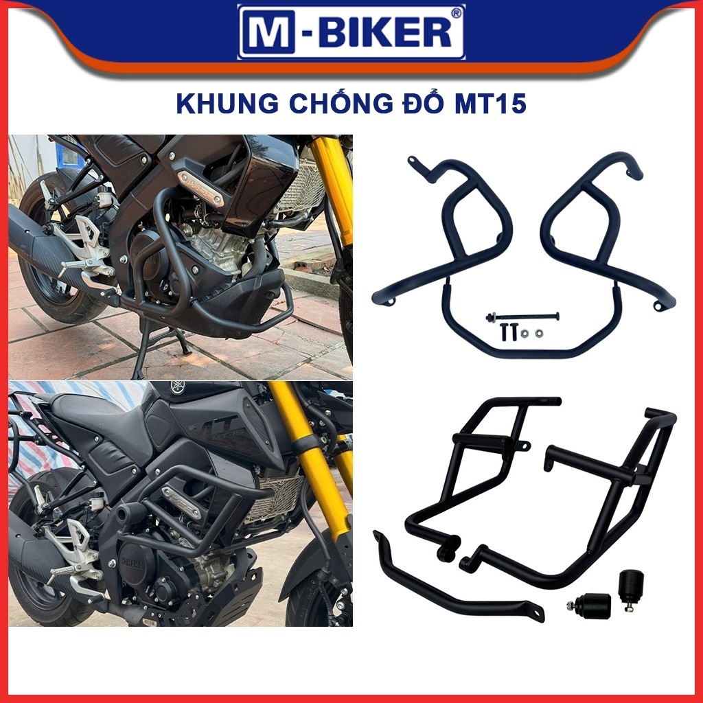 Chống đổ MT15, Khung chống đổ MT15, Chống đổ đa điểm MT15, Chống đổ có gù dành cho Yamaha MT15