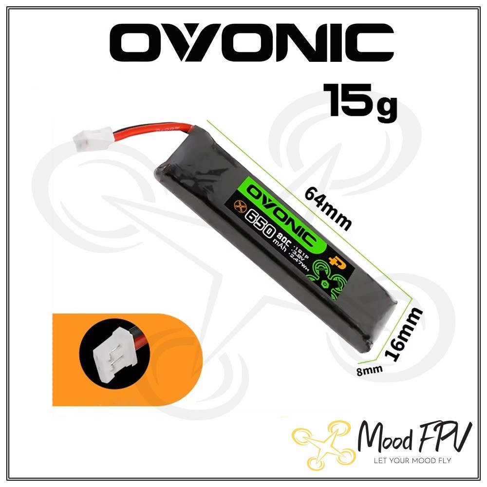 Ovonic 650mah 1S 80C PH2.0