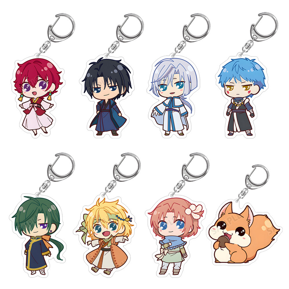 Yona of the Dawn Akatsuki No Yona Yona Hak Yoon Ao Kija Shin-Ah Jae-Ha Zeno Chibi Anime Acrylic keyc