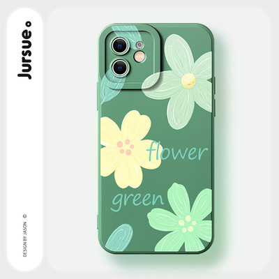 JURSUE Ốp lưng Hoa văn Họa tiết nữ chống sốc chống bẩn mềm cho iPhone 17 Air 16 15 14 13 12 11 PRO MAX SE 2020 X XR XS ip 8 7 Plus MZ50482