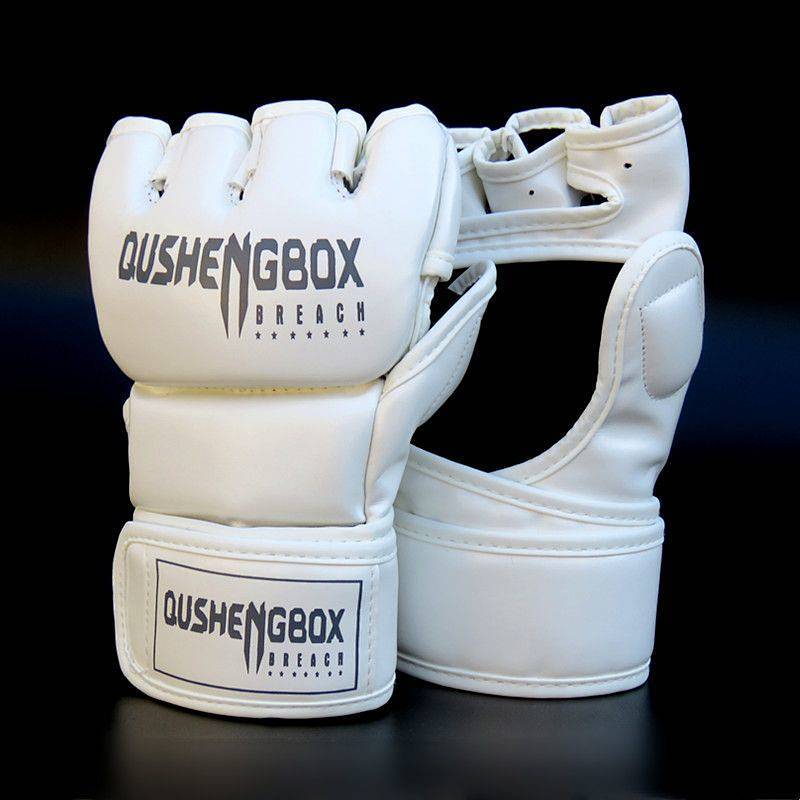 Half Finger Boxing Gloves Adult Men and Women Boxing Glove Five Finger Breathable Combat MMA Trainin