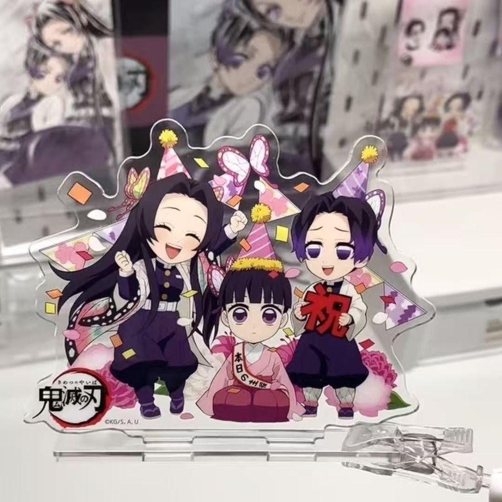 Tsuyuri Kanao Birthday Acrylic Stand Kanae Kochou Shinobu Figure Display Anime Goods Collection Desk