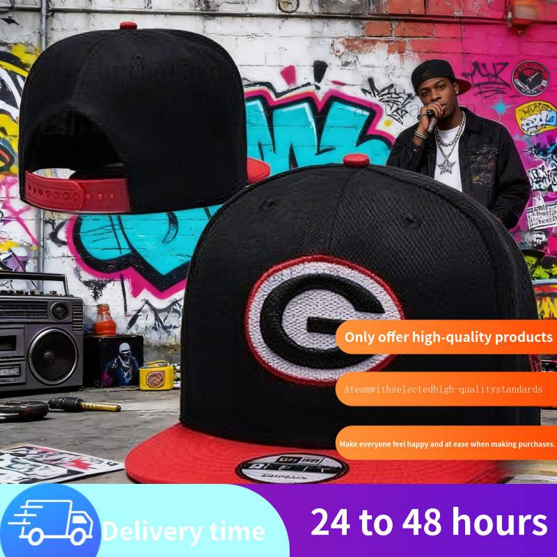 Mũ Green Bay Packers cao cấp, phù hợp nam nữ, thiết kế retro hiện đại