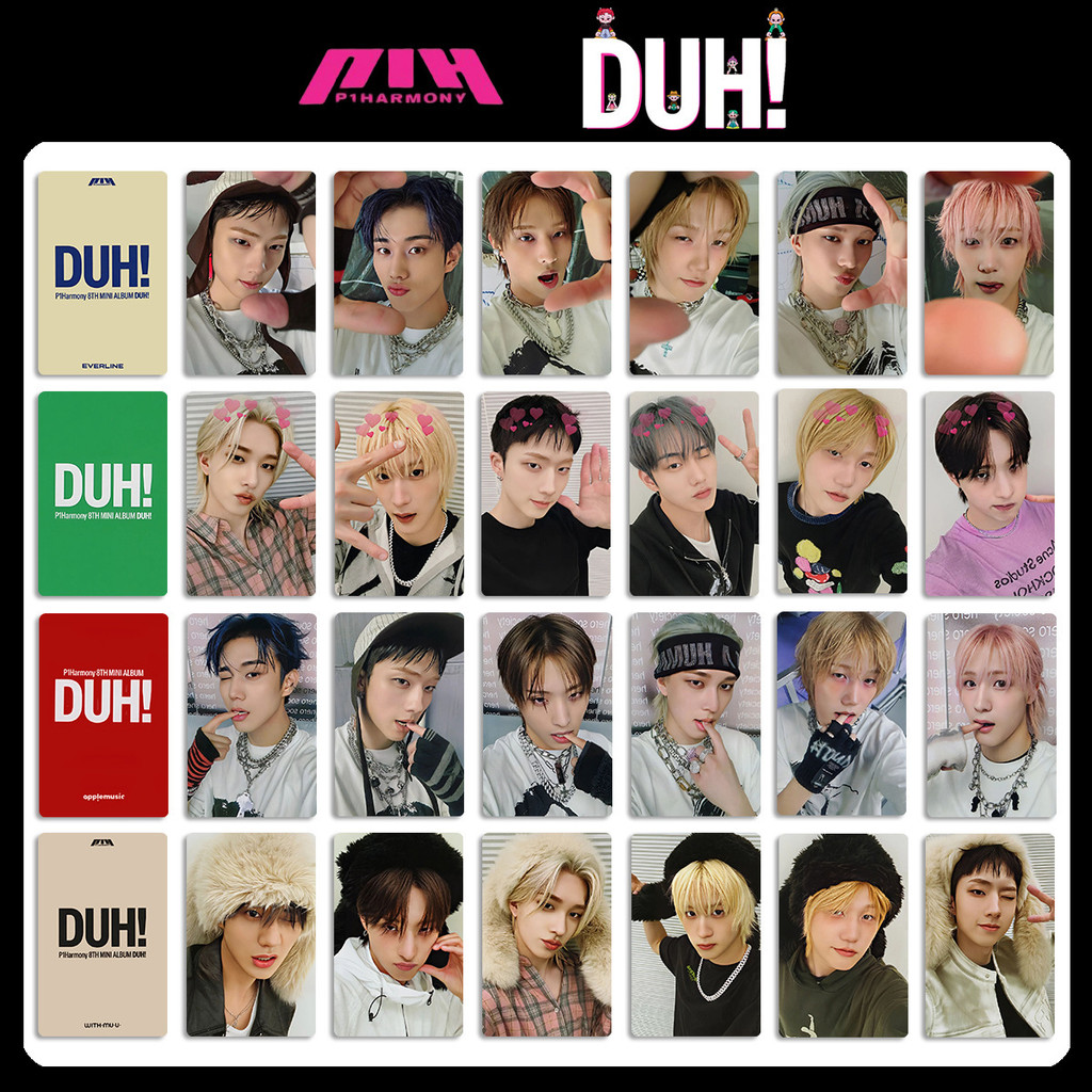 Nhẹ nhàng Ẩn Năm Tự Chế P1Harmony Album DUH Hàng Hóa Photocard K4 Photocard VỚI MUU EVERLINE Photoca